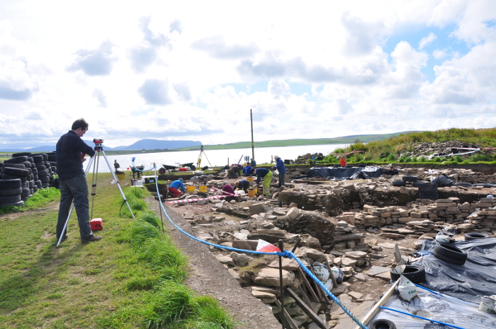 Archaeological dig at Ness
