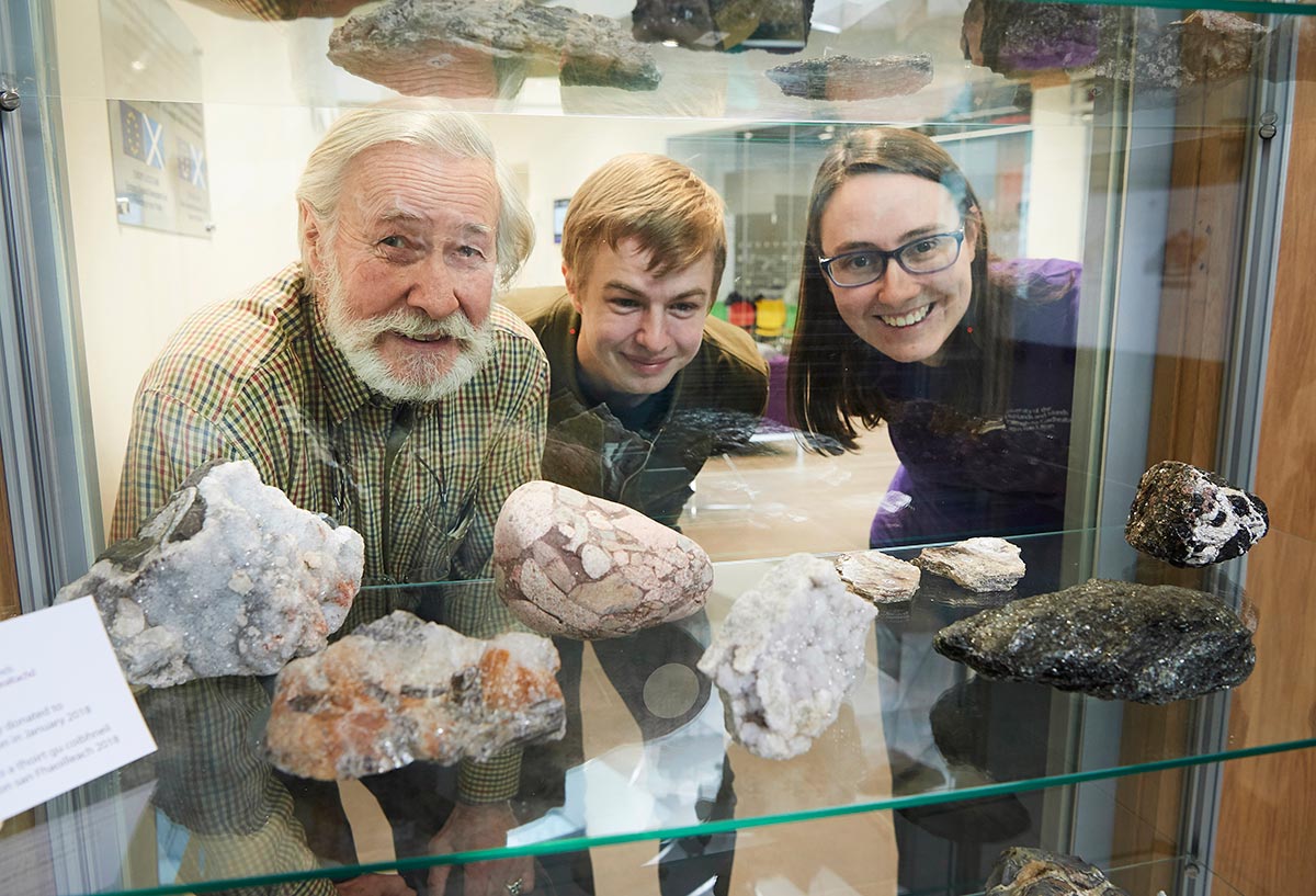 Students learn that geology rocks with new donation