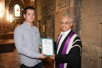 Thorfinn Rosie, Orkney College UHI student of the year