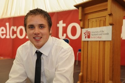 Mark MacSporran, Perth College student of the year 2012
