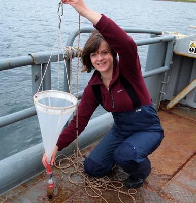 Ruth Paterson, Scottish Association of Marine Science UHI student of the year 2012