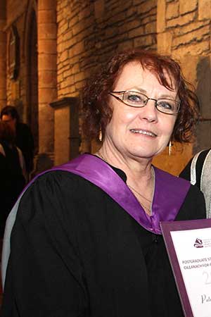 Patricia McPhail, University of the Highlands and Islands Postgraduate student of the year 2013