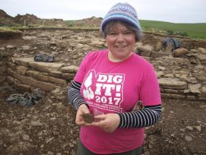 Kath Page, Archaeology student