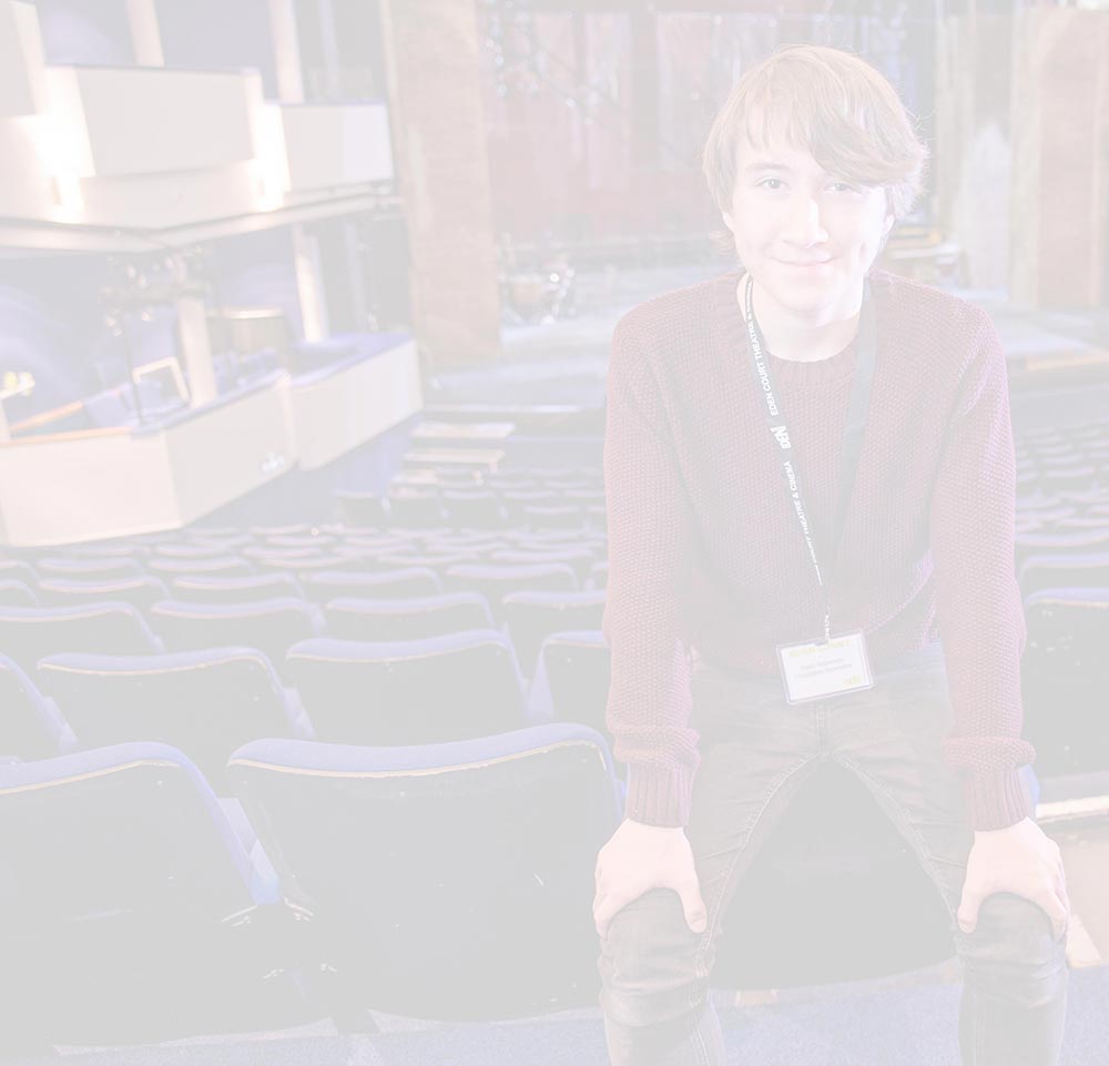 Ewan Robertson in Eden Court Theatre Ewan Robertson in Eden Court Theatre