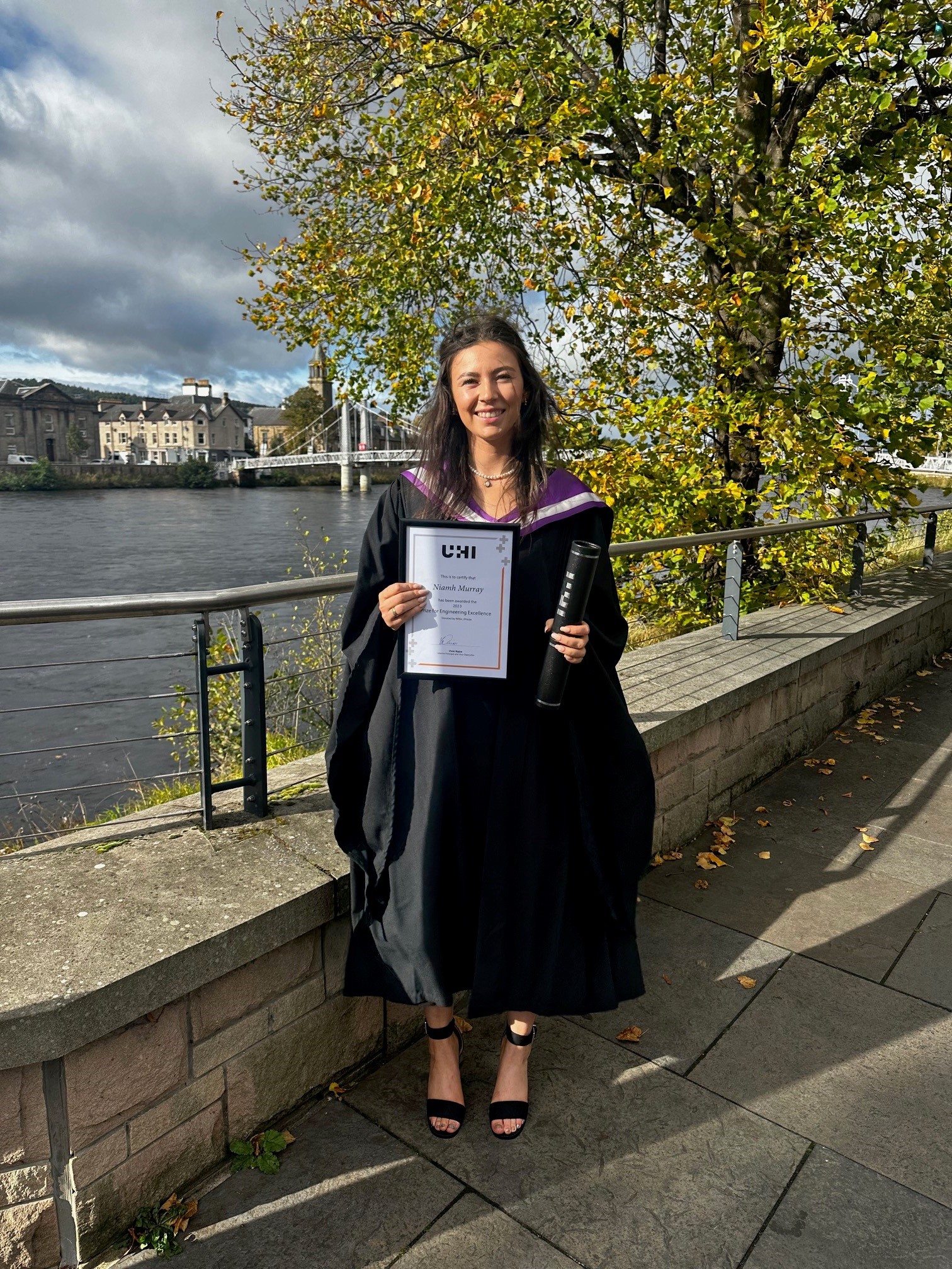 UHI North, West and Hebrides graduate recognised with prestigious engineering award  