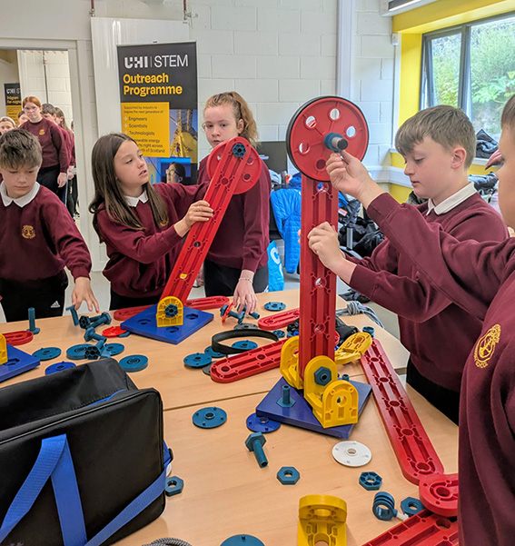 Students enjoy STEM activities Students enjoy STEM activities