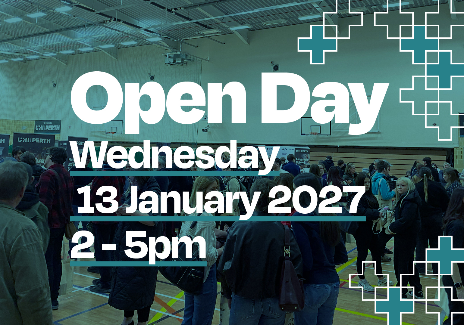 Open Day - Wednesday 13 January 2027, 2-5pm