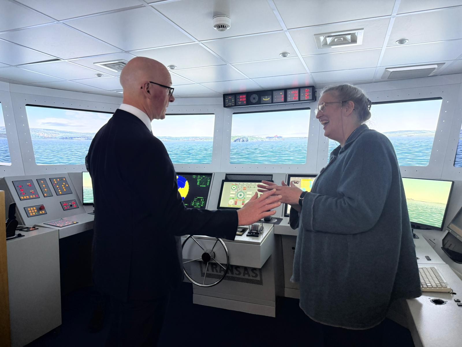 First Minister John Swinney visits UHI Shetland