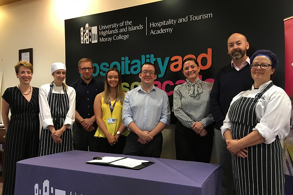 Some of the region’s most prominent hospitality businesses forged a partnership with Moray College UHI to provide real-life experience for hospitality students. 