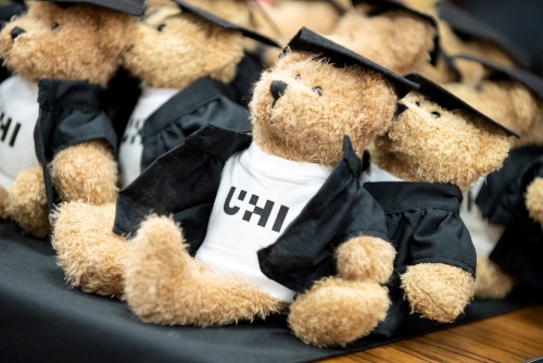 UHI graduation teddy bear