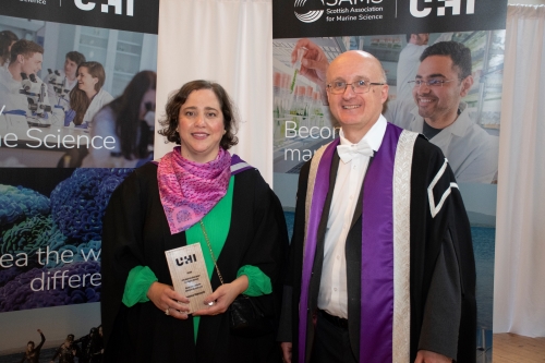 Jessica Gianotti and Professor Neil Simco Jessica Gianotti and Professor Neil Simco