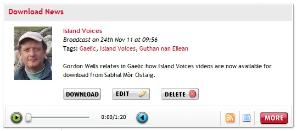 Download news in Gaelic