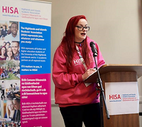 HISA representative, Sorcha HISA representative, Sorcha