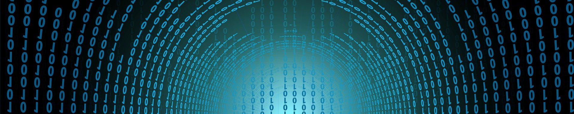 Image showing binary code depicting analytics