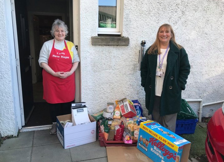 Highlands and Islands colleges donate supplies to local foodbanks 