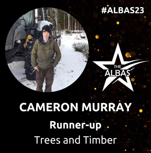 Cameron Murray runner up trees and timber Cameron Murray runner up trees and timber