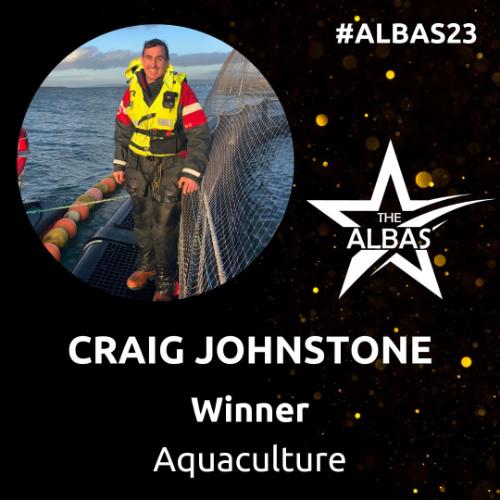 Craig Johnstone winner aquaculture Craig Johnstone winner aquaculture
