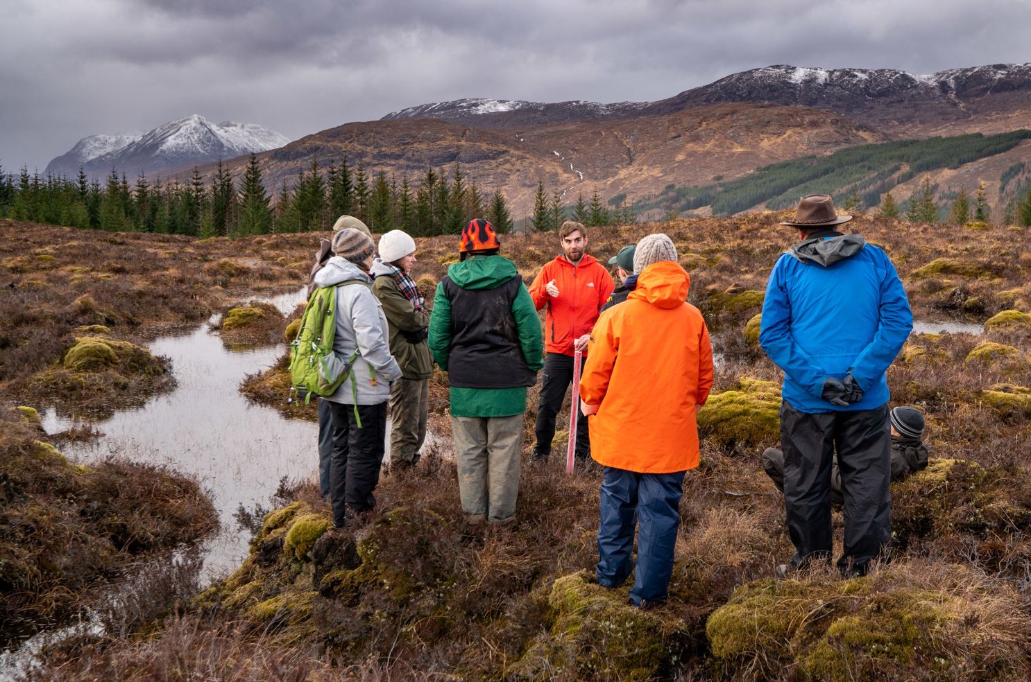 Students gather in Glenmoriston to consider resilience in land management