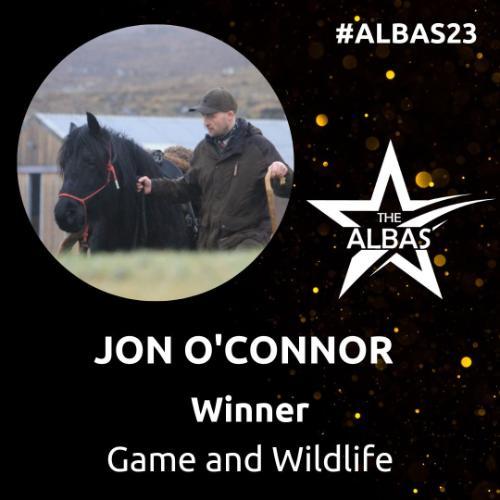 John O' Connor winner game and wildlife 