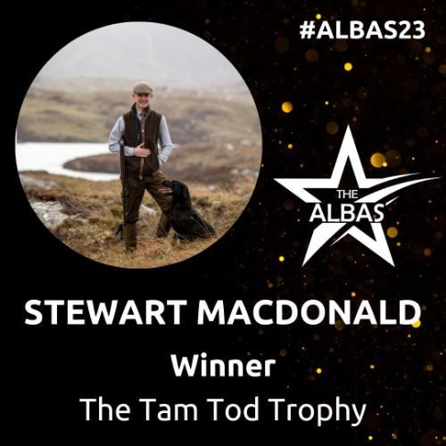 Stewart MacDonald winner the Tam Todd trophy 