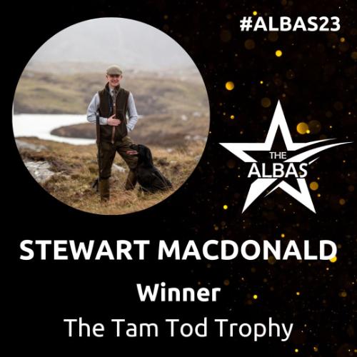 Stewart MacDonald winner the Tam Todd trophy Stewart MacDonald winner the Tam Todd trophy