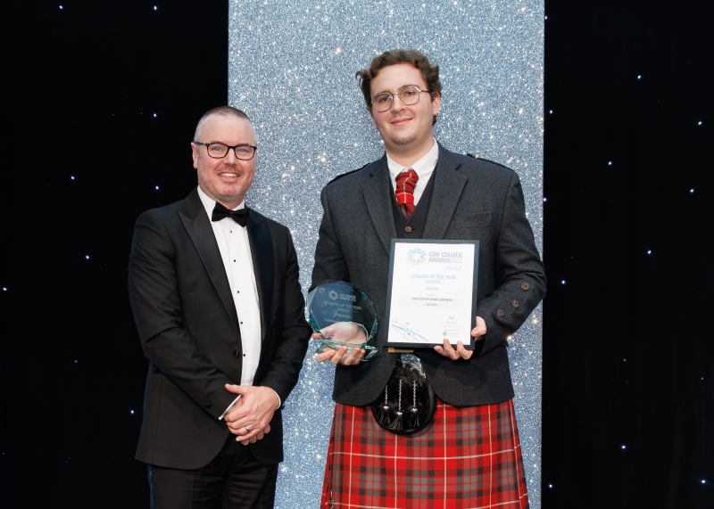Christopher Kaan Caudwell: Winner 'Student of the Year Award' Christopher Kaan Caudwell: Winner 'Student of the Year Award'