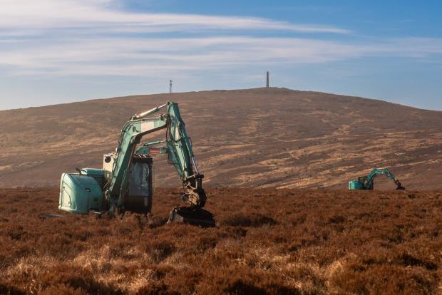 Machinery in the field used to measure biodiversity