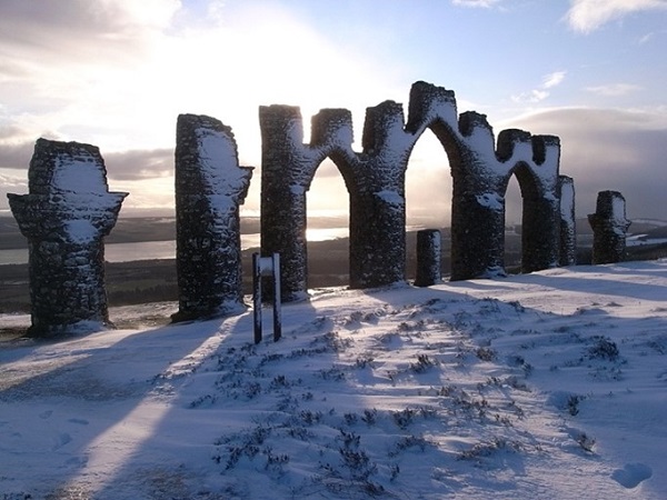 The Fyrish Monument in December The Fyrish Monument in December