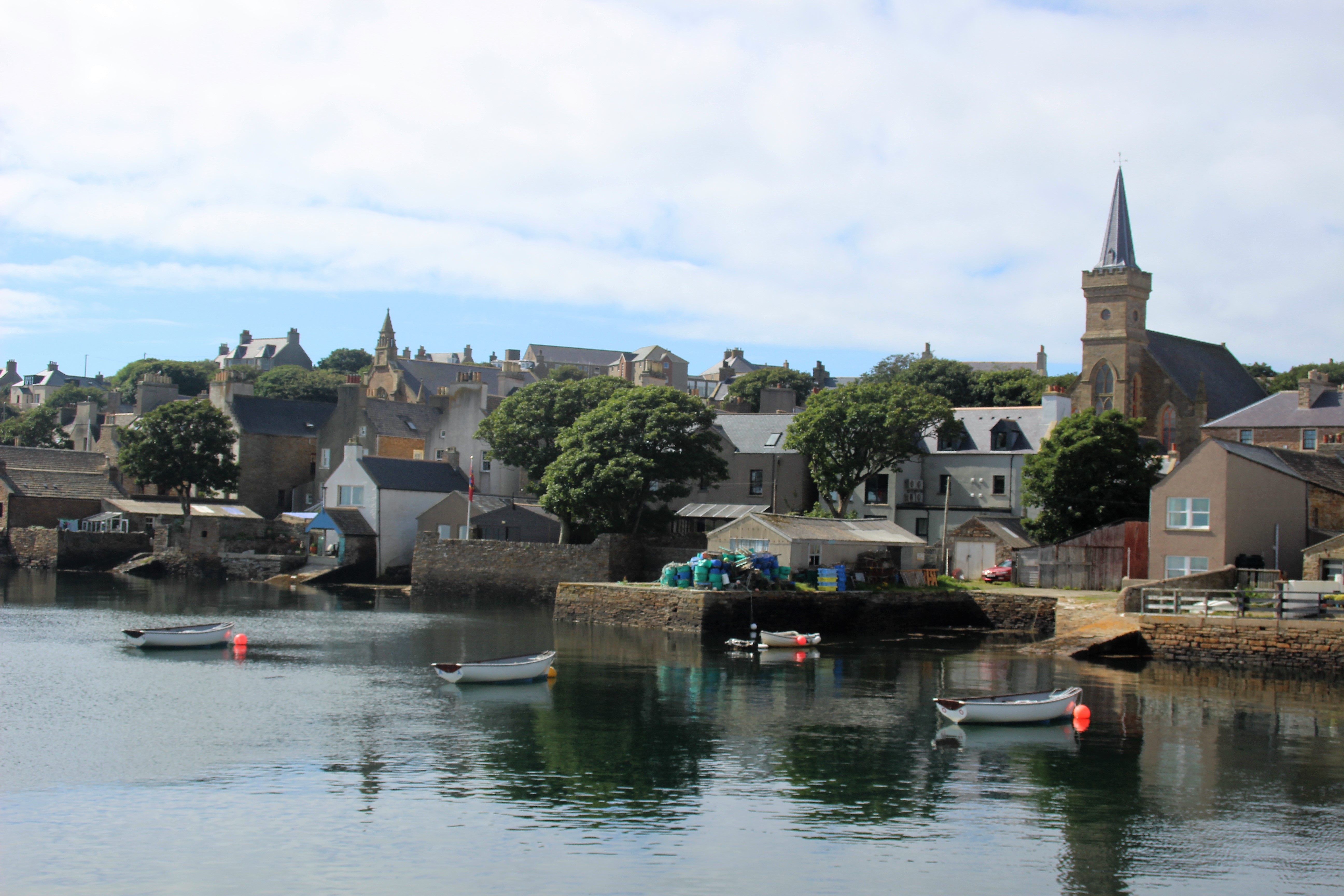 A photograph of Stromness