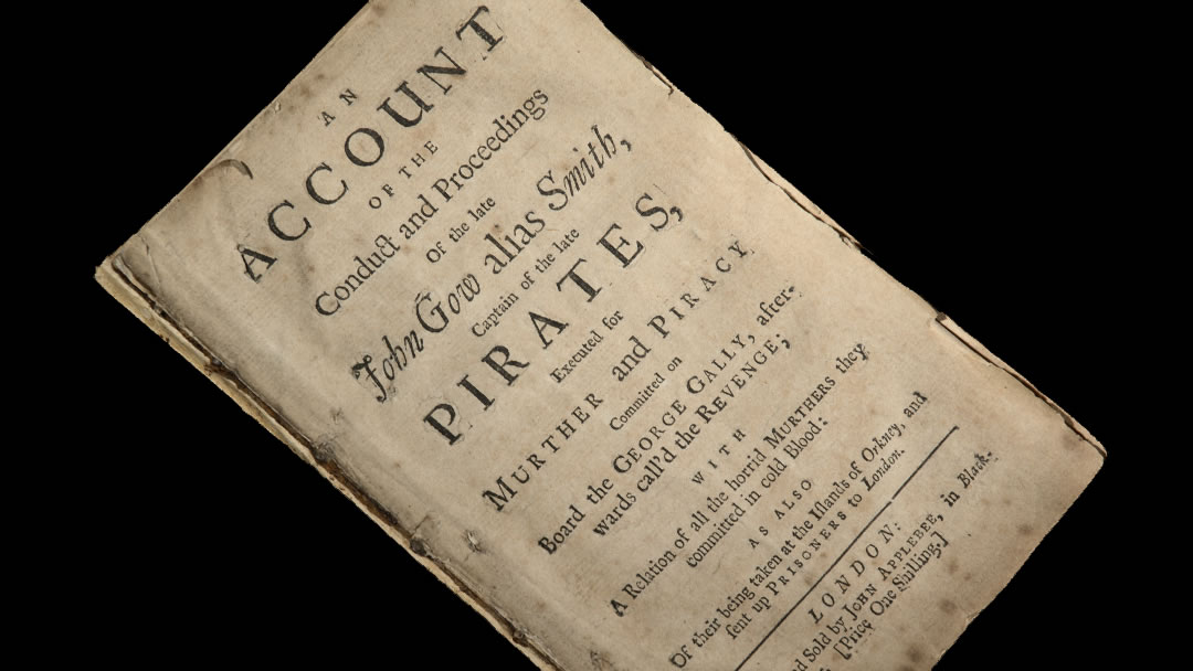 A photograph of Daniel Defoes first edition