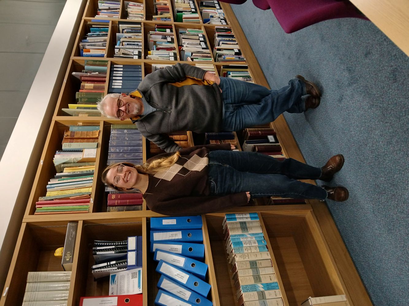 A photograph showing Juliette Desportes & Iain Robertson