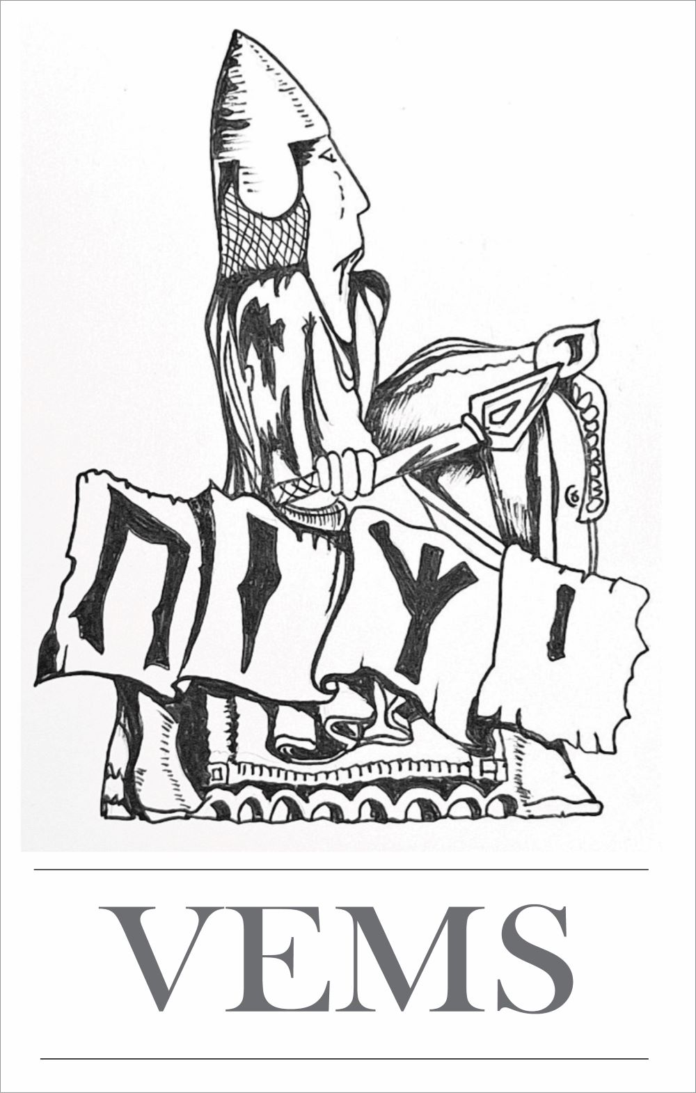 A photograph of the VEMS logo