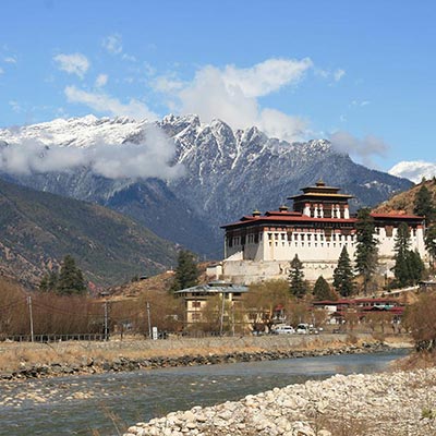 The dzong (fort) at Paro is an impressive administrative centre for the region and located beside the university campus.