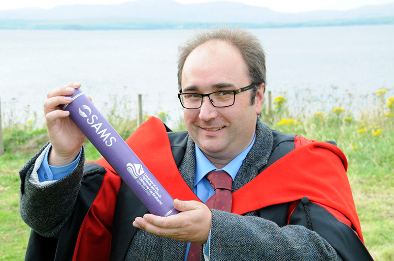 Pete Taylor, University of the Highlands and Islands Postgraduate Student of the Year