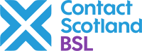 Contact Scotland - British Sign Language logo