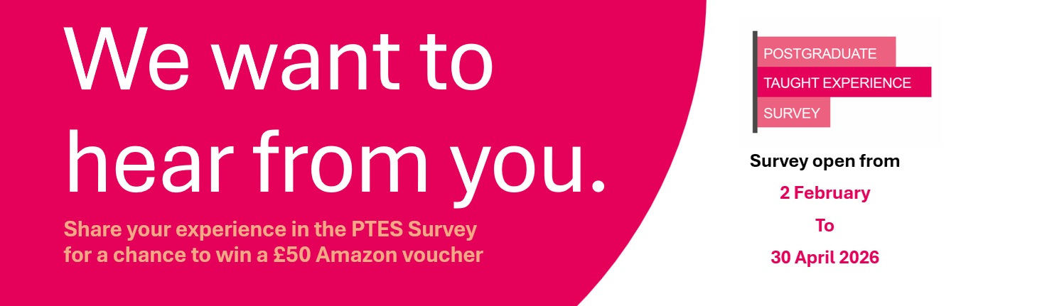 PTES logo and note that the survey runs from 02/02/26 until 30/04/26