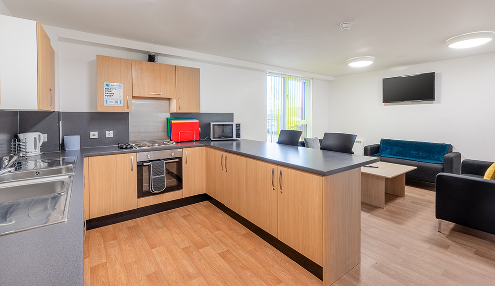 UHI Inverness Shared kitchen space