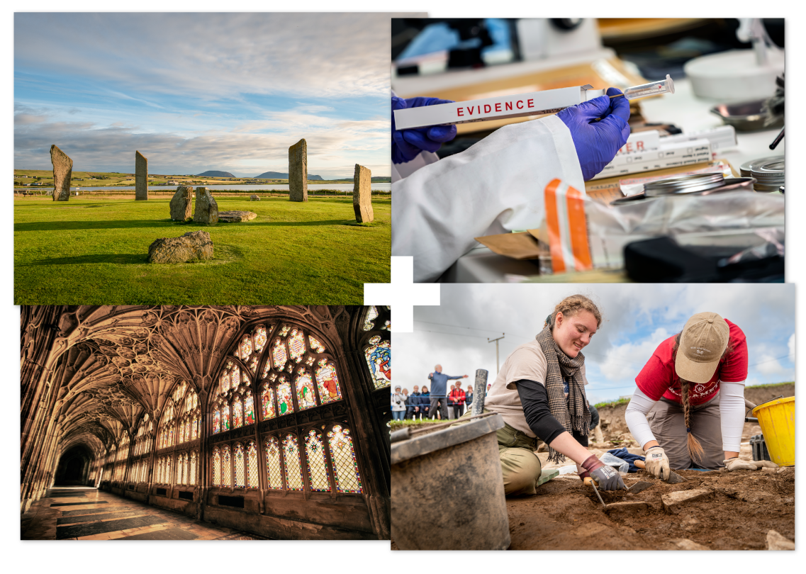 Selection of images showcasing humanities subjects