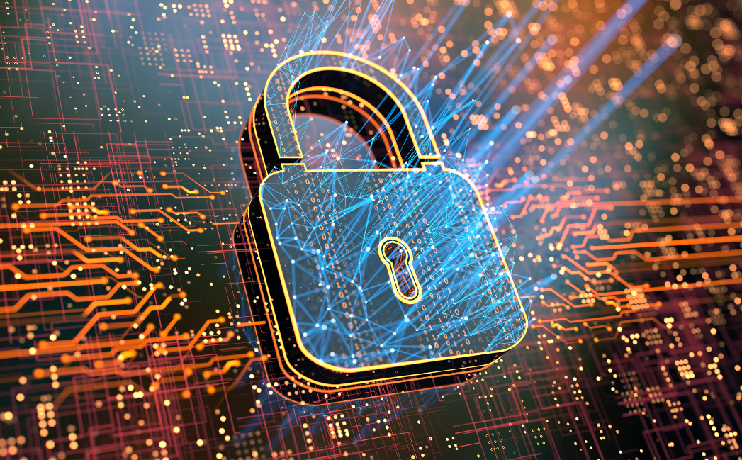 Image of a digital padlock Image of a digital padlock