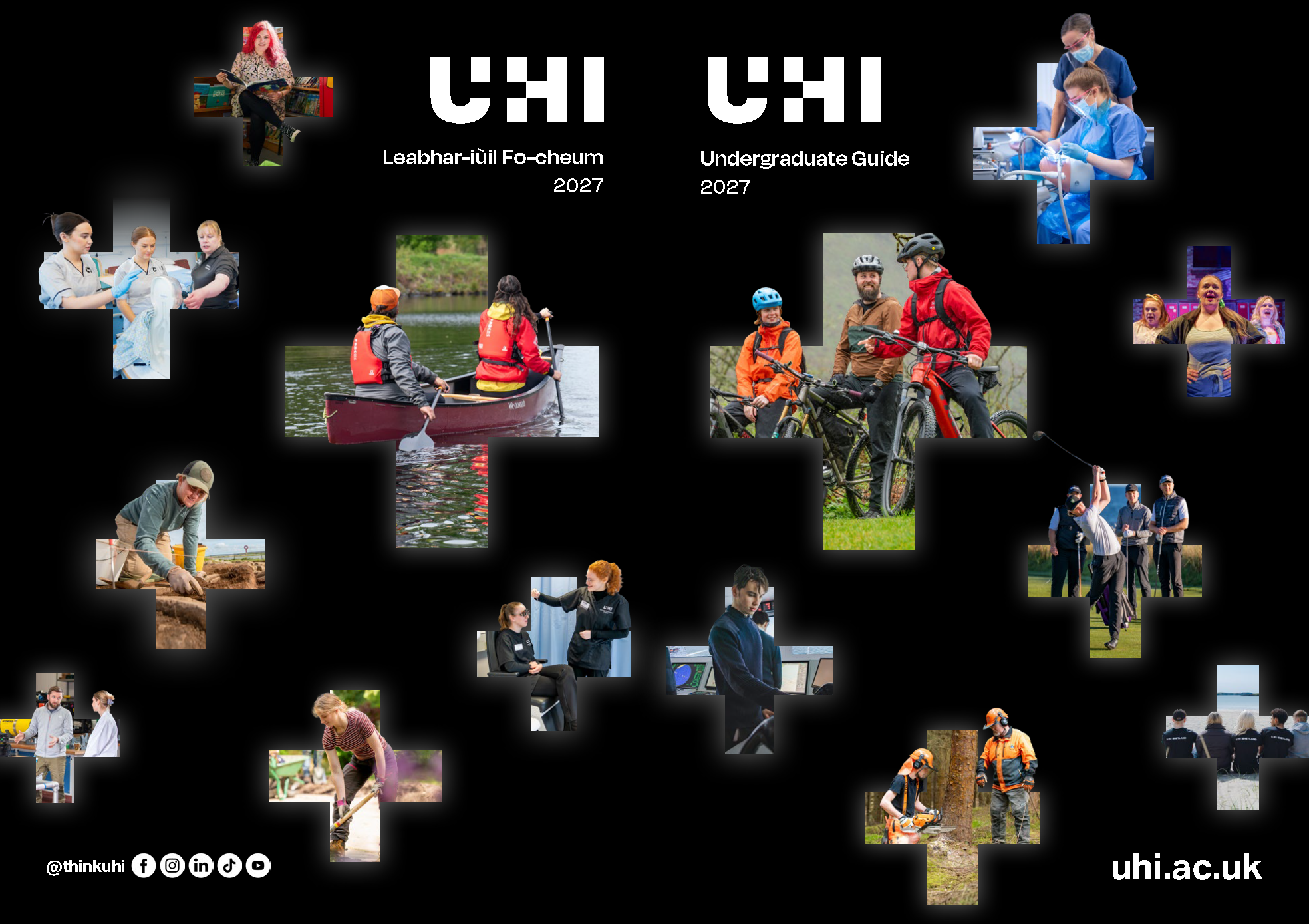 UHI Undergraduate Guide 2027 cover